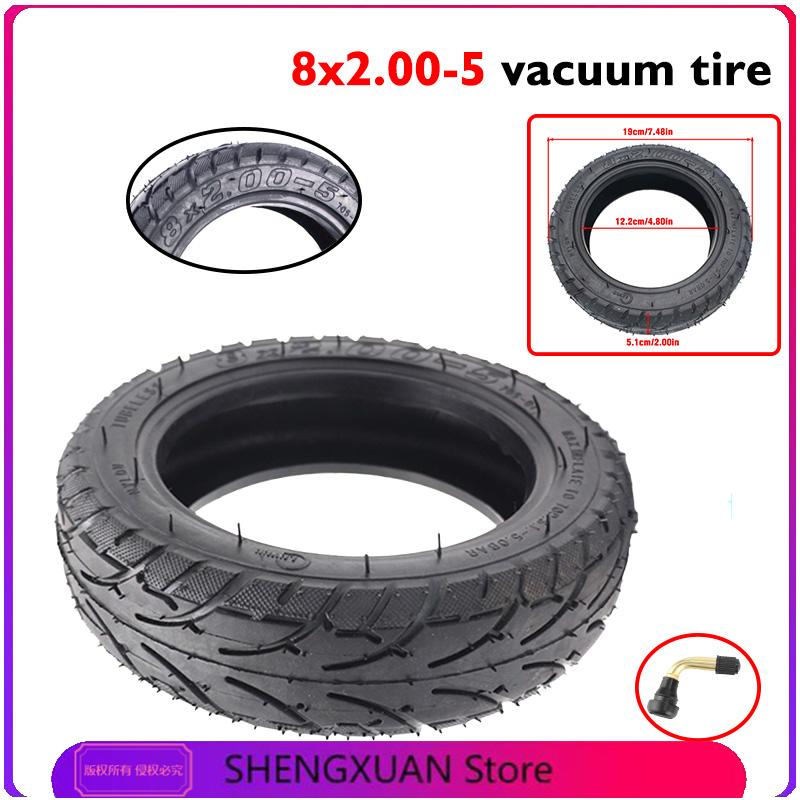 Electric Scooter Adults - 8-inch 8x2.00-5 vacuum tire suitable for
