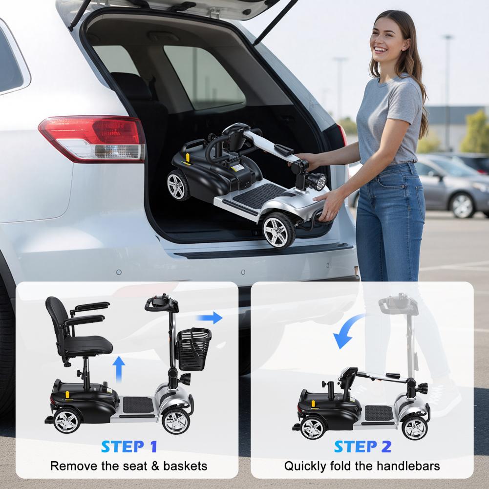 Mobility Scooter with LED Ligh - Electric Scooter Charger 评论和价格