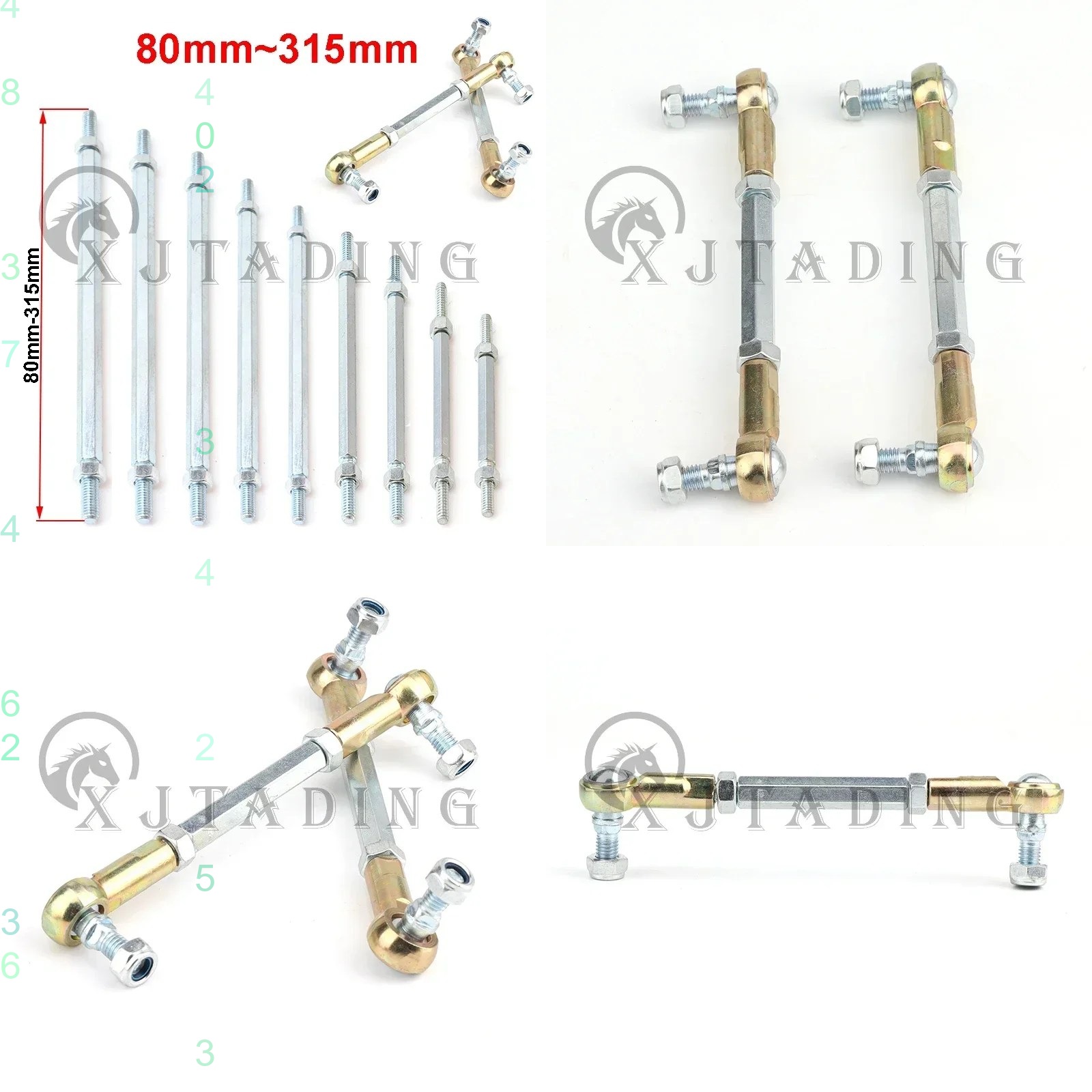 80mm-315mm M8 Steering Tie Rod - Kids Electric Scooter 评论和价格