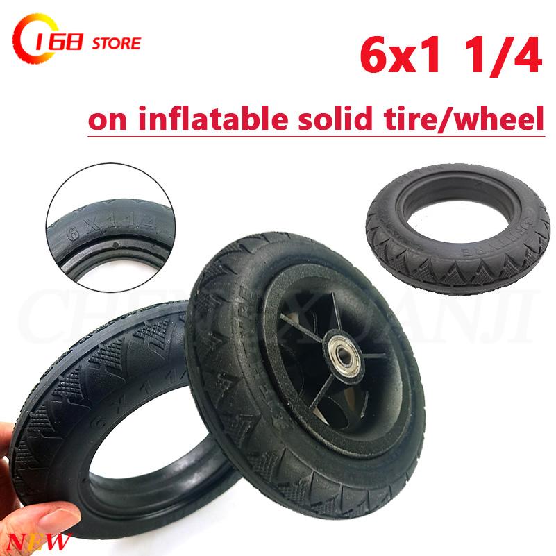Hot selling 6X1 1/4 solid tire - Scooter Tire 评论和价格