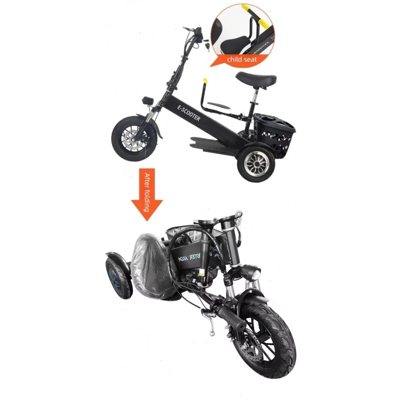 【2026】3 Wheel 2 Seats Folding  - Scooter Tire 评论和价格