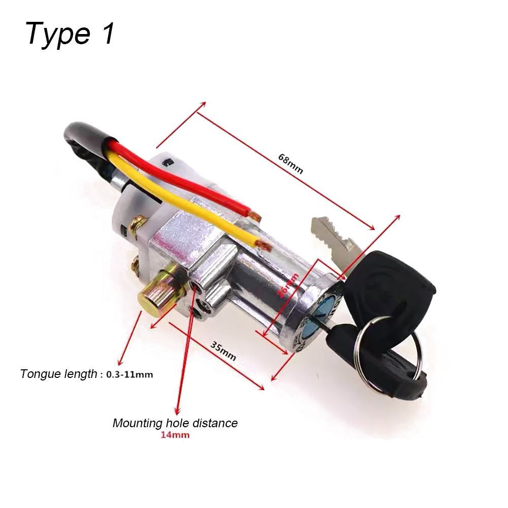 E-Bike Battery Lock With 2 Key - Electric Scooter Charger 评论和价格