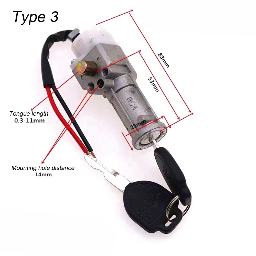 E-Bike Battery Lock With 2 Key - Electric Scooter Charger 评论和价格