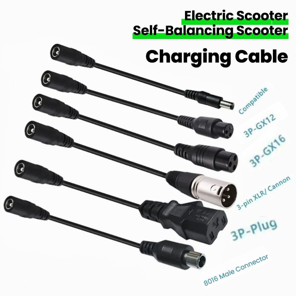 DC5.5MM To M12/M16/8016/5525/3 - Electric Scooter Charger 评论和价格