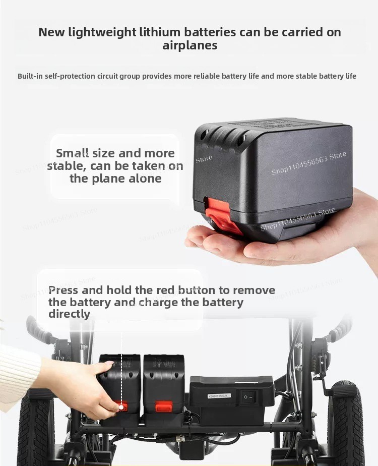 Electric wheelchair folding li - Folding Electric Scooter 评论和价格