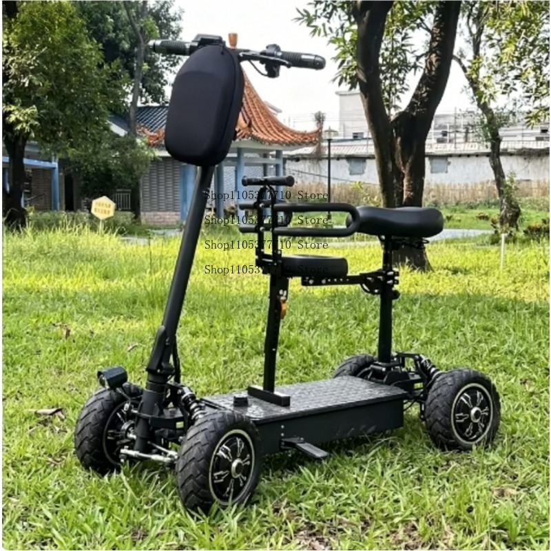 Electric Four-wheel Scooter Go - Folding Electric Scooter 评论和价格
