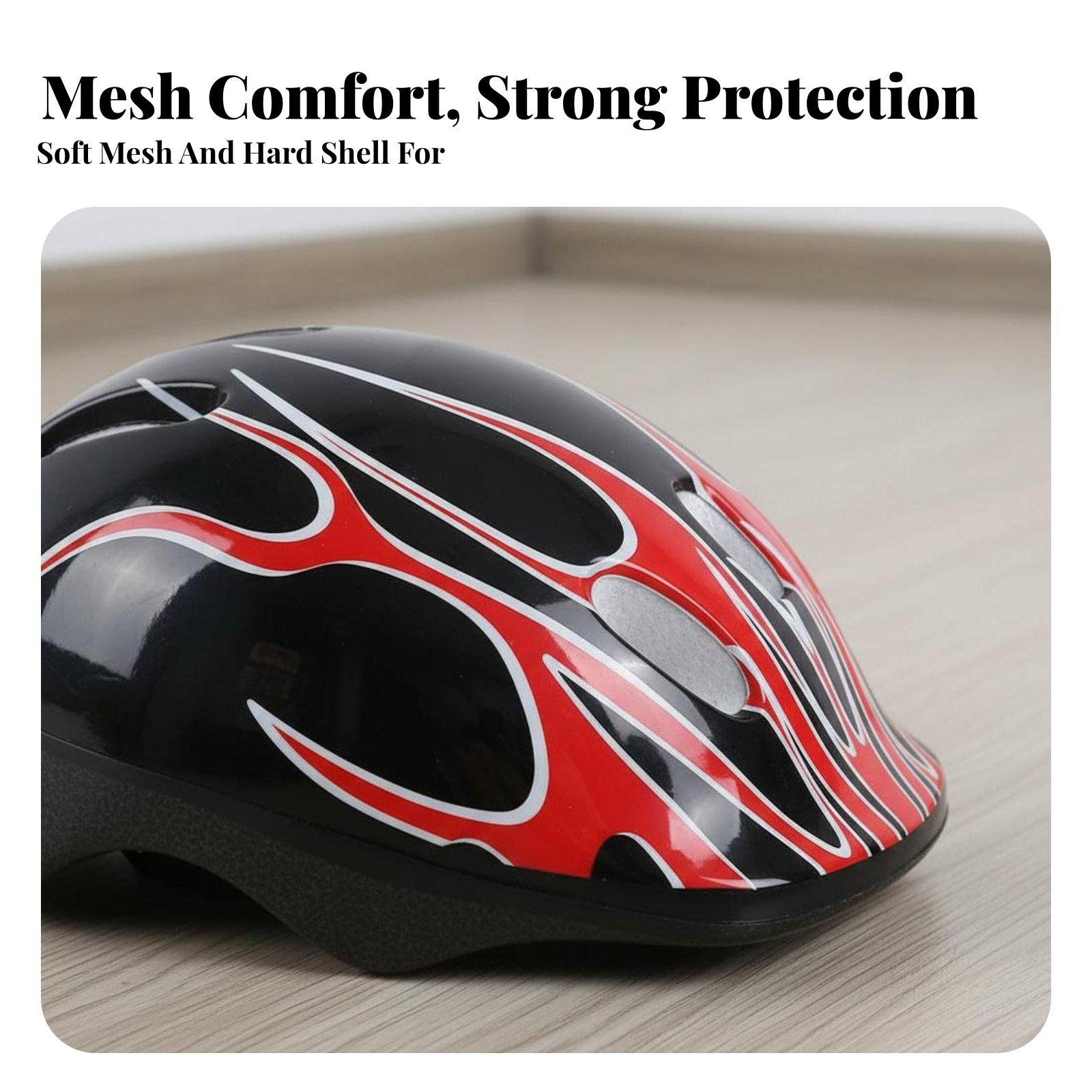 Kids Helmet and Knee Elbow Wri - Scooter Helmet Set 评论和价格