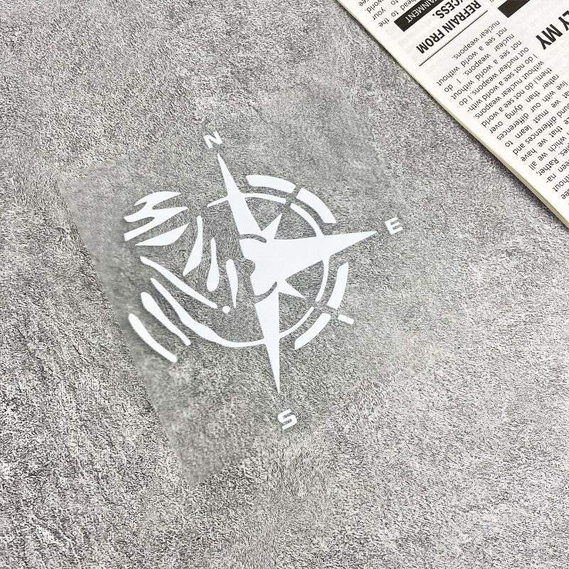 1PC Compass Pattern Vinyl Stic - Scooter Helmet Set 评论和价格